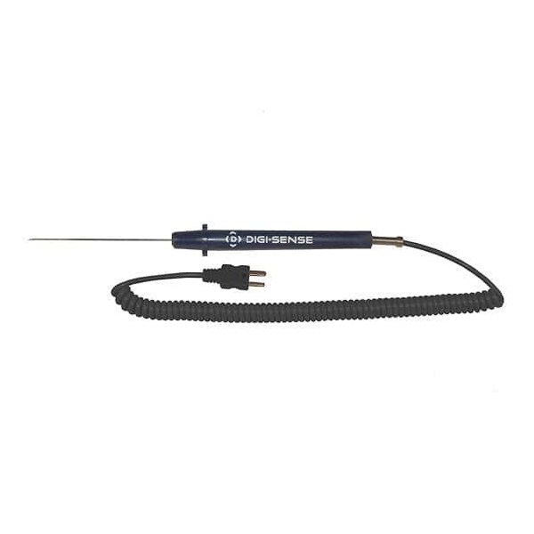 Type-J, Hypo Tip Probe, 4"L, Mini-Conn,